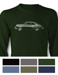 1950 Oldsmobile 98 Deluxe Club Sedan T-Shirt - Long Sleeves - Side View