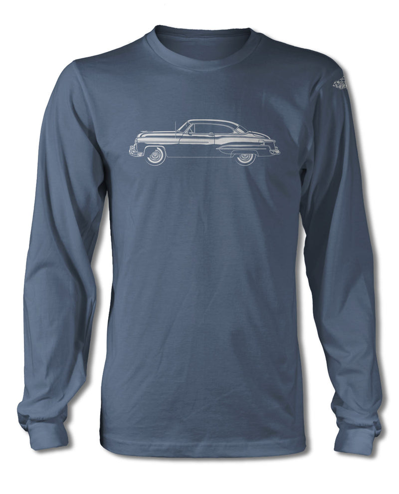 1950 Oldsmobile 98 Deluxe Holiday Hardtop T-Shirt - Long Sleeves - Side View