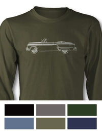 1953 Oldsmobile Super 88 Convertible T-Shirt - Long Sleeves - Side View