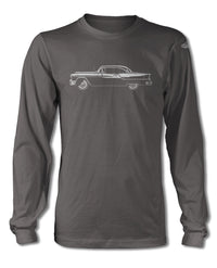 1954 Oldsmobile Super 88 Holiday Hardtop T-Shirt - Long Sleeves - Side View