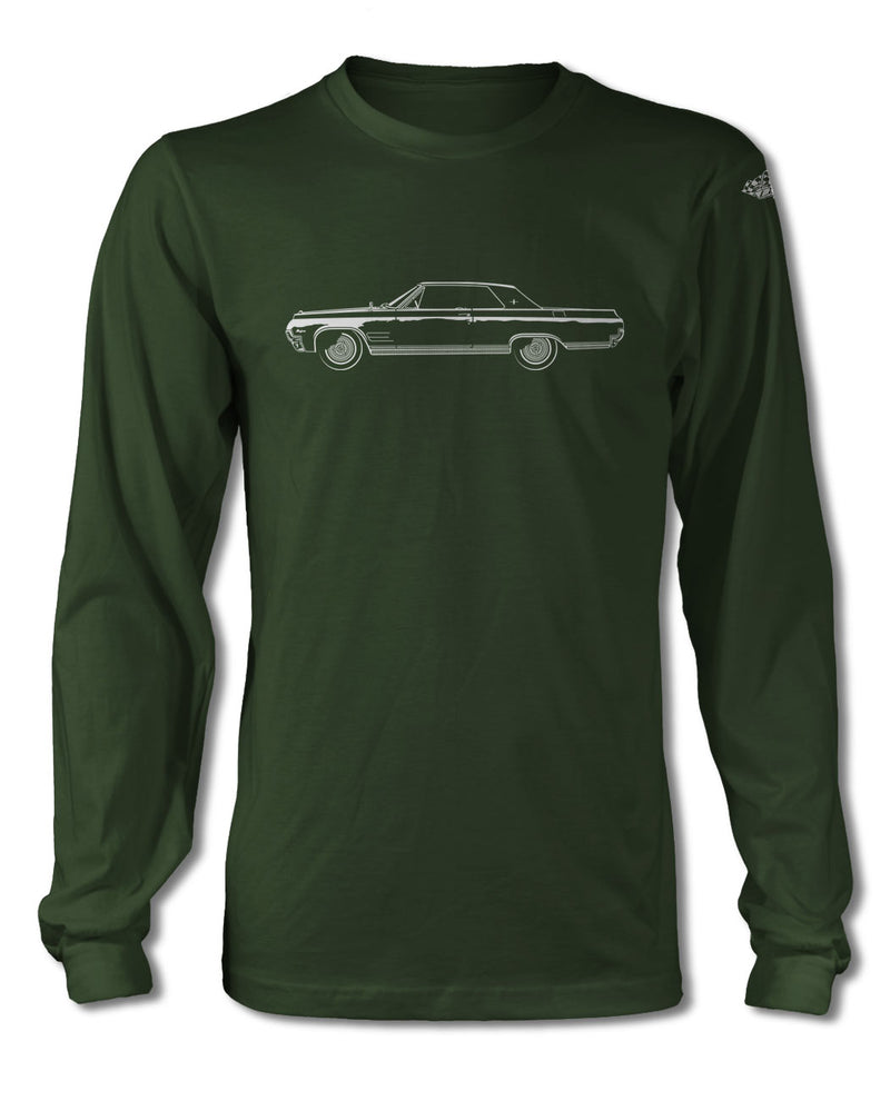 1964 Oldsmobile Starfire Coupe T-Shirt - Long Sleeves - Side View
