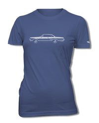 1965 Oldsmobile Cutlass 4-4-2 Coupe T-Shirt - Women - Side View