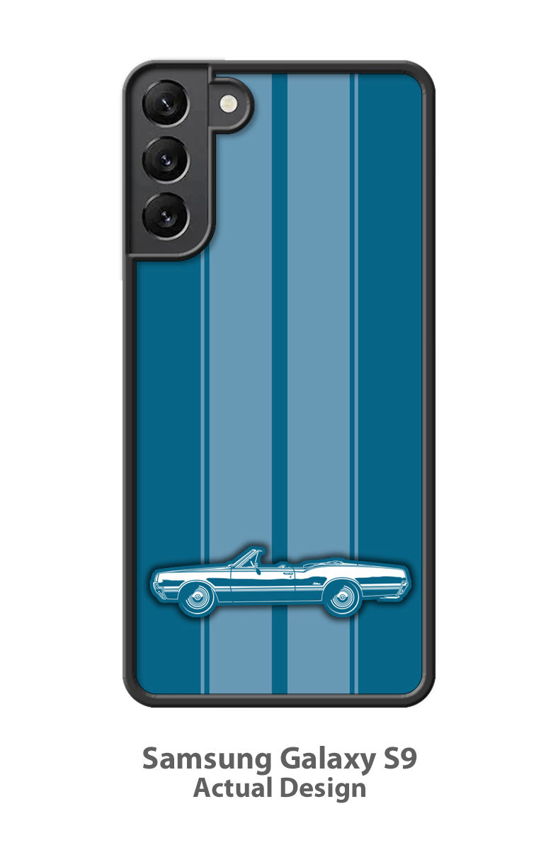 1966 Oldsmobile Cutlass Convertible Smartphone Case - Racing Stripes