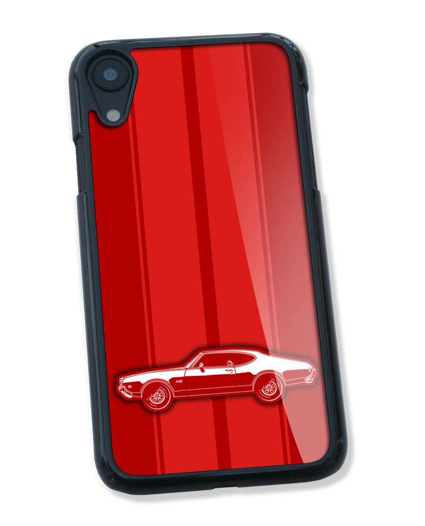 1969 Oldsmobile Cutlass 4-4-2 Holiday Coupe Smartphone Case - Racing Stripes