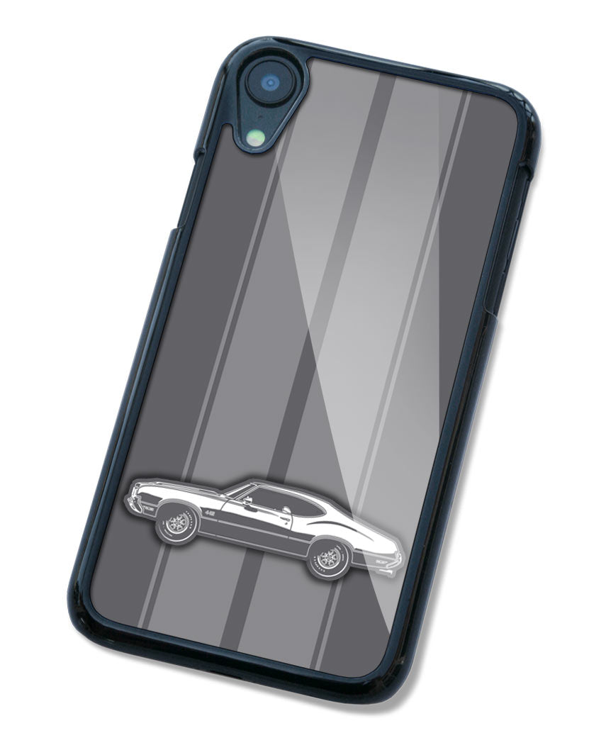 1970 Oldsmobile Cutlass 4-4-2 W-30 Holiday Coupe Smartphone Case - Racing Stripes