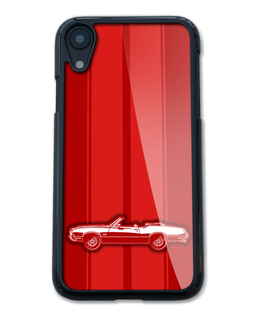 1970 Oldsmobile Cutlass 4-4-2 Convertible Smartphone Case - Racing Stripes