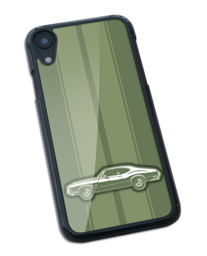 1971 Oldsmobile Cutlass 4-4-2 Holiday Coupe Smartphone Case - Racing Stripes