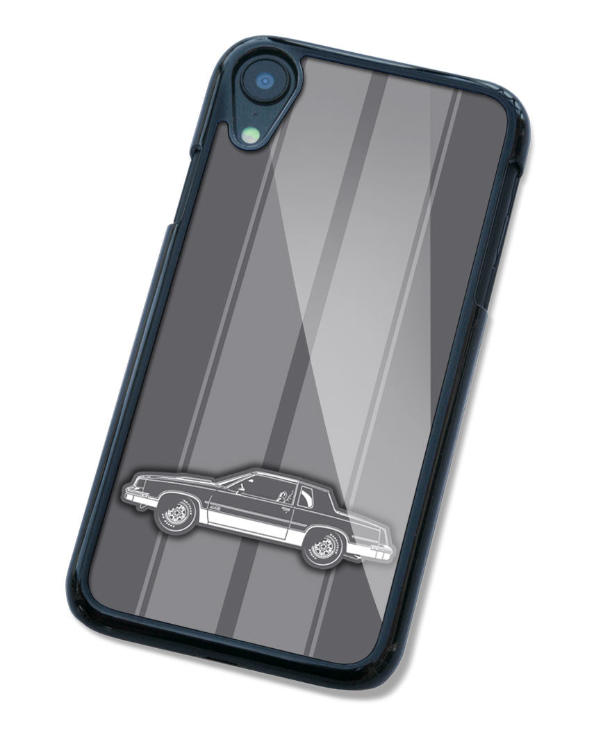 1986 Oldsmobile Cutlass 4-4-2 coupe Smartphone Case - Racing Stripes
