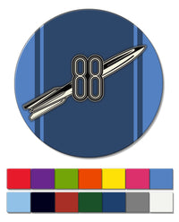 Oldsmobile 88 Rocket Emblem 1950 - 1953 - Round Fridge Magnet - Vintage Emblem