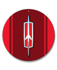 Oldsmobile Upward Rocket Emblem  Round Aluminum Sign