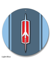 Oldsmobile Upward Rocket Emblem  Round Aluminum Sign