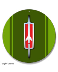 Oldsmobile Upward Rocket Emblem  Round Aluminum Sign