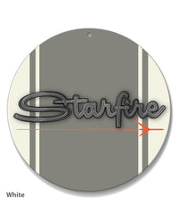 Oldsmobile Starfire Emblem 1963 - Round Aluminum Sign - Vintage Emblem
