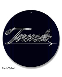 Oldsmobile Toronado Emblem 1968 - 1970 Round Aluminum Sign