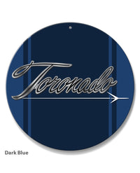Oldsmobile Toronado Emblem 1968 - 1970 Round Aluminum Sign