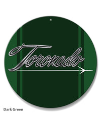 Oldsmobile Toronado Emblem 1968 - 1970 Round Aluminum Sign