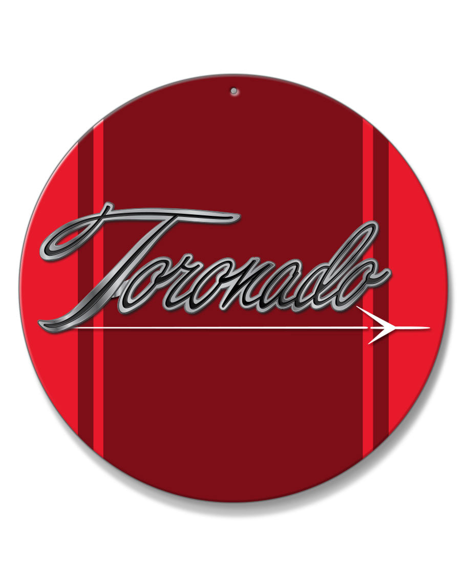 Oldsmobile Toronado Emblem 1968 - 1970 Round Aluminum Sign