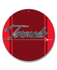 Oldsmobile Toronado Emblem 1968 - 1970 Round Aluminum Sign