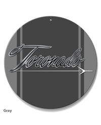 Oldsmobile Toronado Emblem 1968 - 1970 Round Aluminum Sign