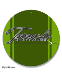 Oldsmobile Toronado Emblem 1968 - 1970 Round Aluminum Sign