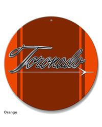 Oldsmobile Toronado Emblem 1968 - 1970 Round Aluminum Sign