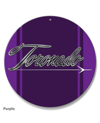 Oldsmobile Toronado Emblem 1968 - 1970 Round Aluminum Sign