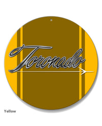 Oldsmobile Toronado Emblem 1968 - 1970 Round Aluminum Sign
