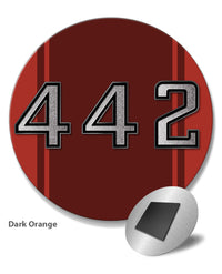 Oldsmobile 4-4-2 Emblem 1969 - 1975 Round Fridge Magnet