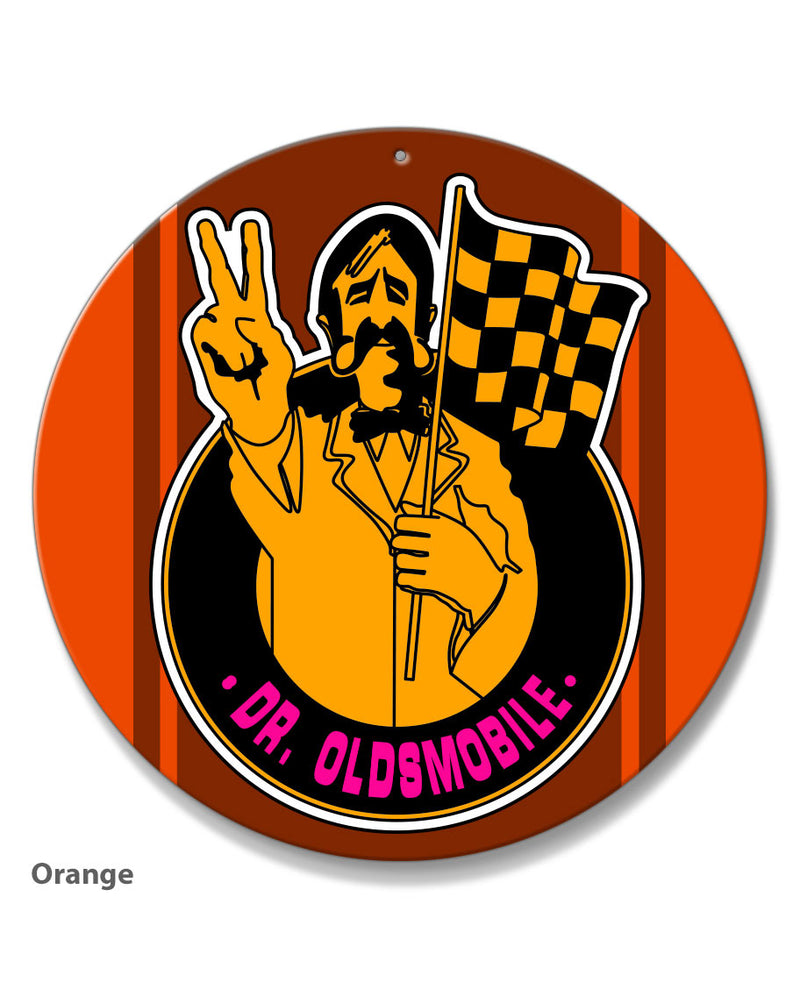 Dr. Oldsmobile Emblem 1969 Round Aluminum Sign
