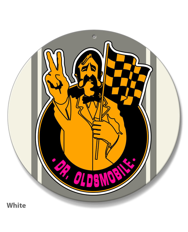 Dr. Oldsmobile Emblem 1969 Round Aluminum Sign