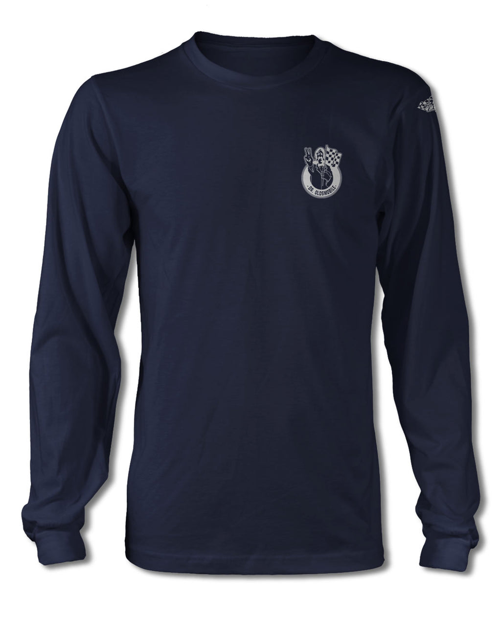 Dr. Oldsmobile Emblem 1969 Pocket T-Shirt - Long Sleeves - Emblem