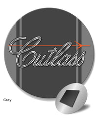 Oldsmobile Cutlass Emblem 1971 - 1977 Round Fridge Magnet