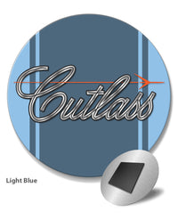Oldsmobile Cutlass Emblem 1971 - 1977 Round Fridge Magnet