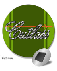 Oldsmobile Cutlass Emblem 1971 - 1977 Round Fridge Magnet