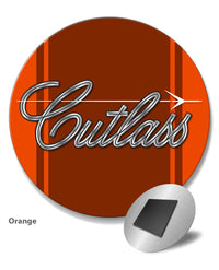 Oldsmobile Cutlass Emblem 1971 - 1977 Round Fridge Magnet