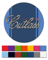 Oldsmobile Cutlass Emblem 1971 - 1977 Round Fridge Magnet