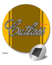 Oldsmobile Cutlass Emblem 1971 - 1977 Round Fridge Magnet