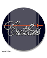 Oldsmobile Cutlass Emblem 1971 - 1977 Round Aluminum Sign