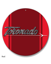 Oldsmobile Toronado 1966 - 1967 Emblem - Round Aluminum Sign - Vintage Enblem