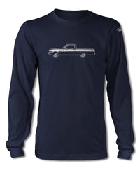 1960 Ford Ranchero T-Shirt - Long Sleeves - Side View