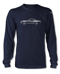 1966 Ford Mustang Shelby GT350 Fastback T-Shirt - Long Sleeves - Side View