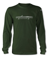 1967 Dodge Dart GT Convertible T-Shirt - Long Sleeves - Side View
