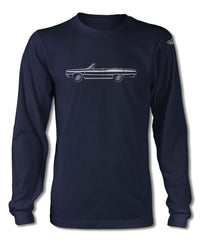 1967 Dodge Dart GT Convertible T-Shirt - Long Sleeves - Side View