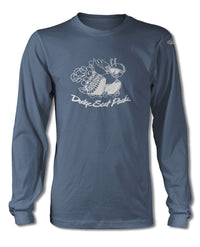 Dodge Scat Pack 1970 Emblem T-Shirt - Long Sleeves - Emblem
