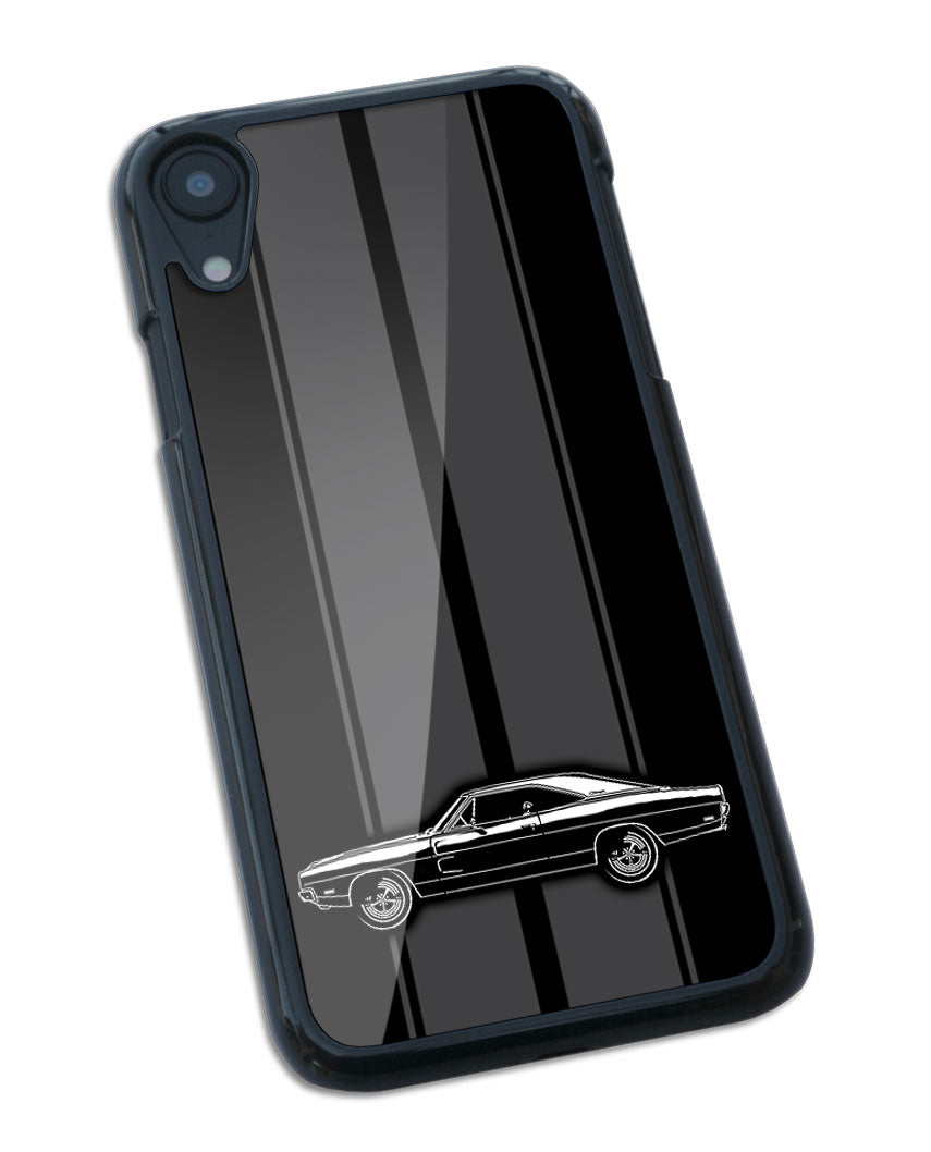 1969 Dodge Charger Base Hardtop Smartphone Case - Racing Stripes