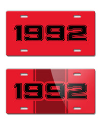 1992 Customizable - License Plate