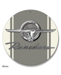 1964 - 1965 Ford Ranchero Emblem Round Aluminum Sign