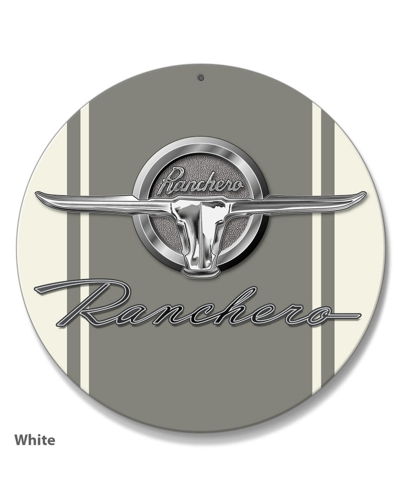 1964 - 1965 Ford Ranchero Emblem Round Aluminum Sign