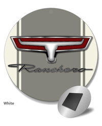 1966 - 1967 Ford Ranchero Emblem Round Fridge Magnet