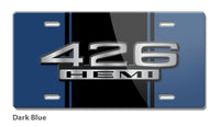 Dodge HEMI 426 1967 - 1968 Emblem Novelty License Plate